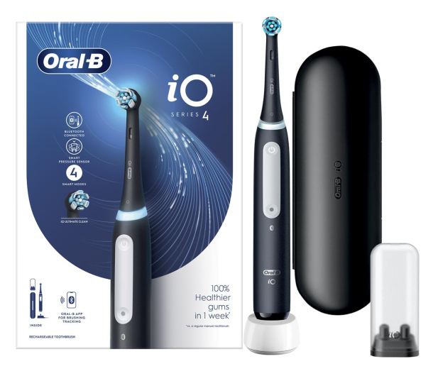 Oral-B Szczoteczka magnetyczna iO4 (czarna) - 1069514 - zdjęcie